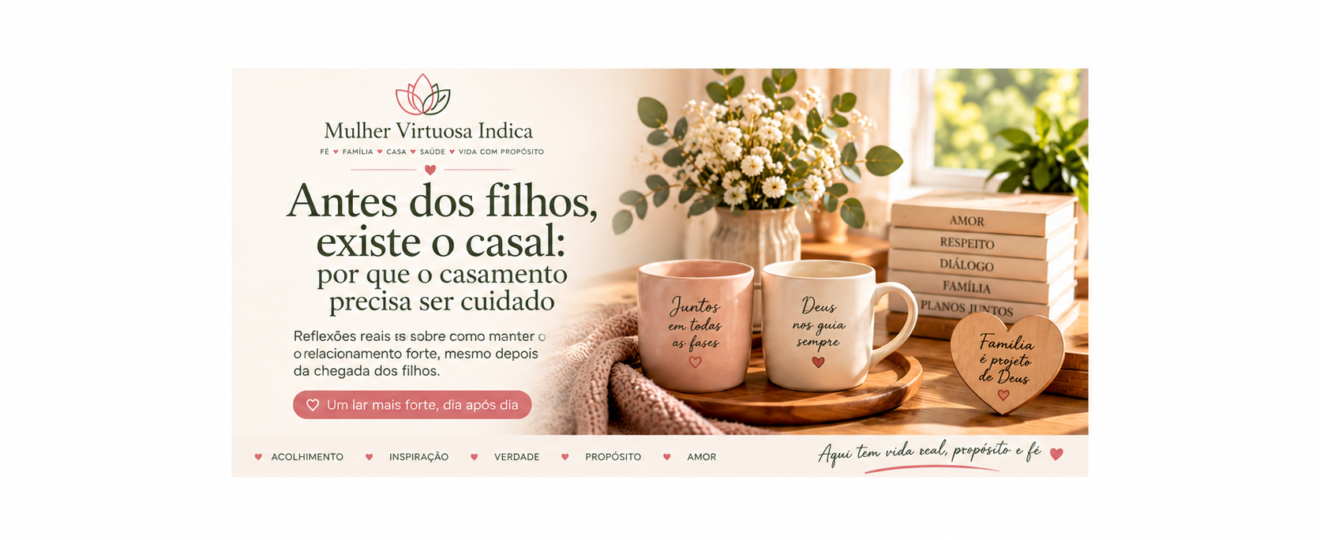 Cuidar do casamento depois dos filhos - Mulher Virtuosa Indica