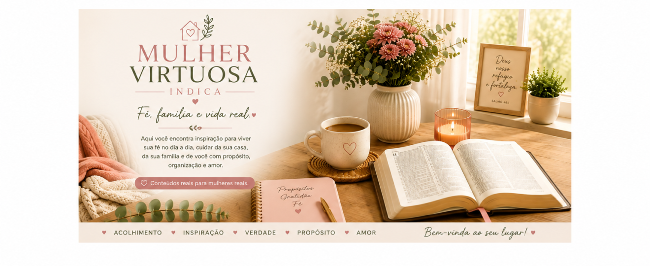 Mulher Virtuosa Indica – blog feminino cristão sobre fé, família e vida real