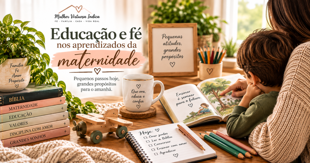 Educação e fé nos aprendizados da maternidade