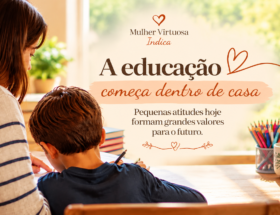 Educação começa dentro de casa com mãe acompanhando o filho nos estudos